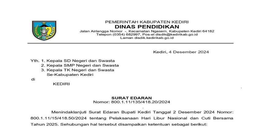 Libur Nasional dan Cuti Bersama 2025