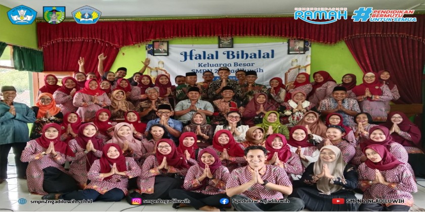 Halal Bihalal Keluarga Besar SMPN 2 Ngadiluwih